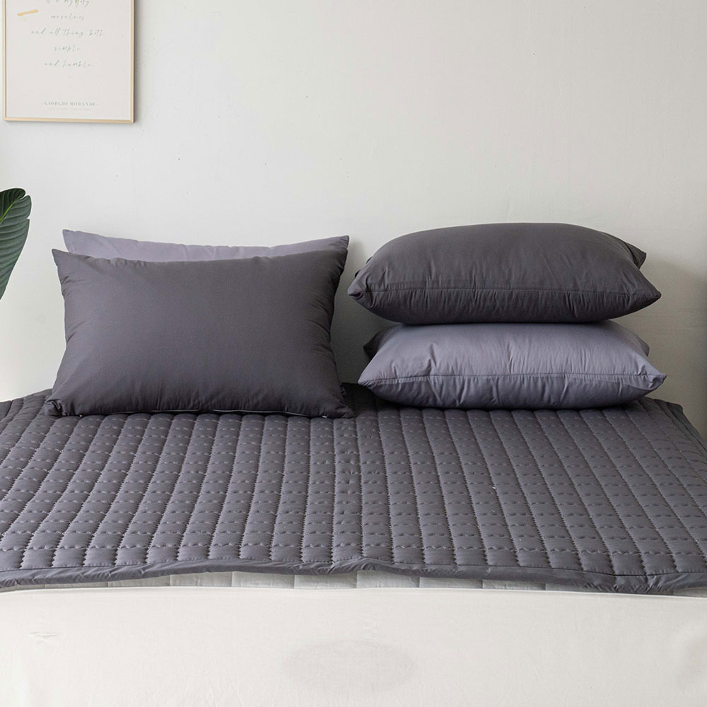 순면 침대패드 고정밴드 매트리스패드 사계절 ss 차콜