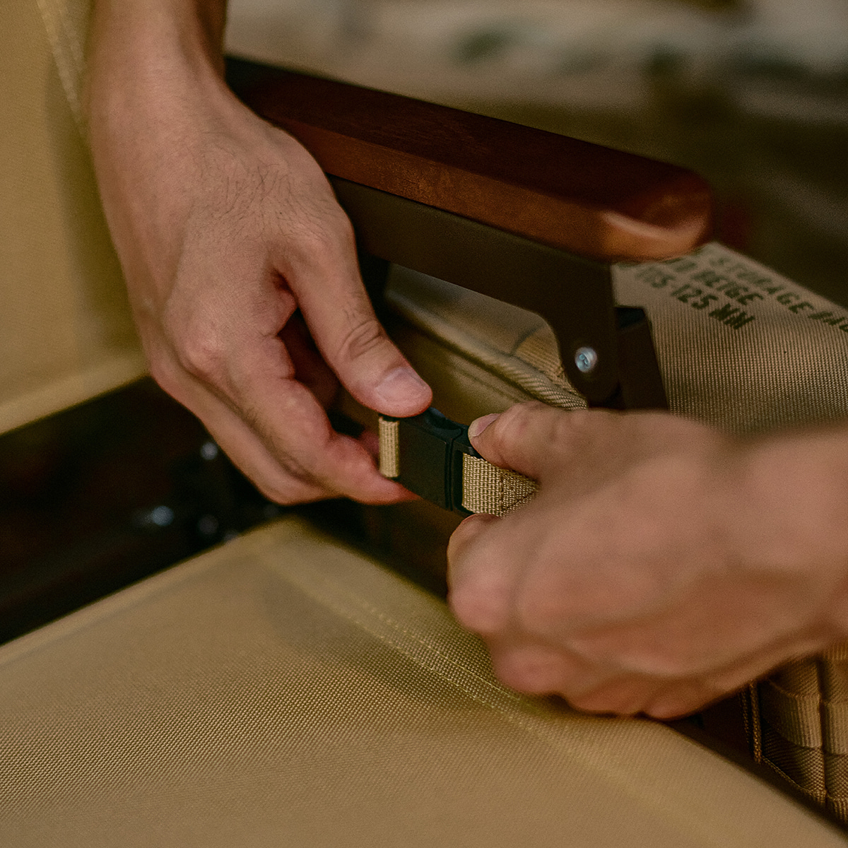 카고컨테이너 사이드 스토리지 백 코지 체어 캠핑 의자 거치대 수납 다용도 가방