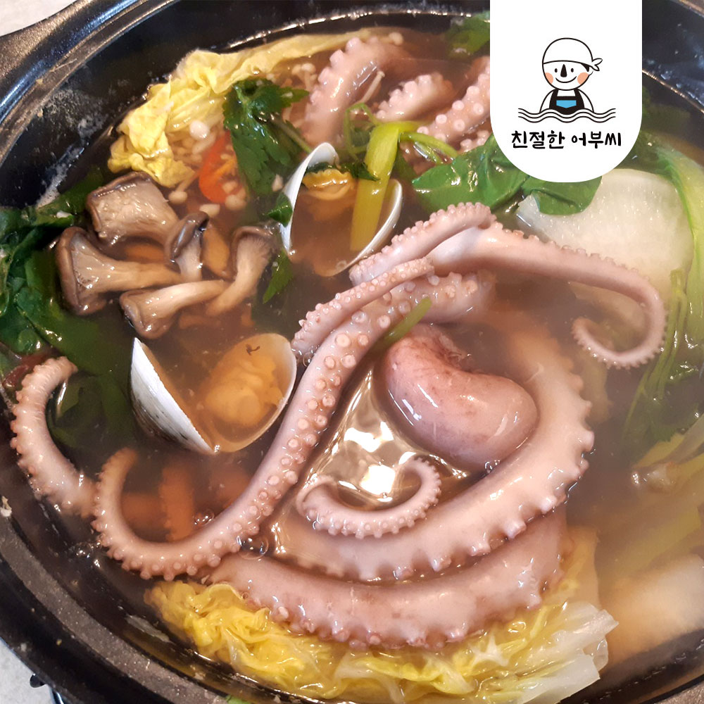국내산 손질낙지 왕낙지 급냉 냉동 250g 350g 친절한어부씨 - 상세 이미지 3