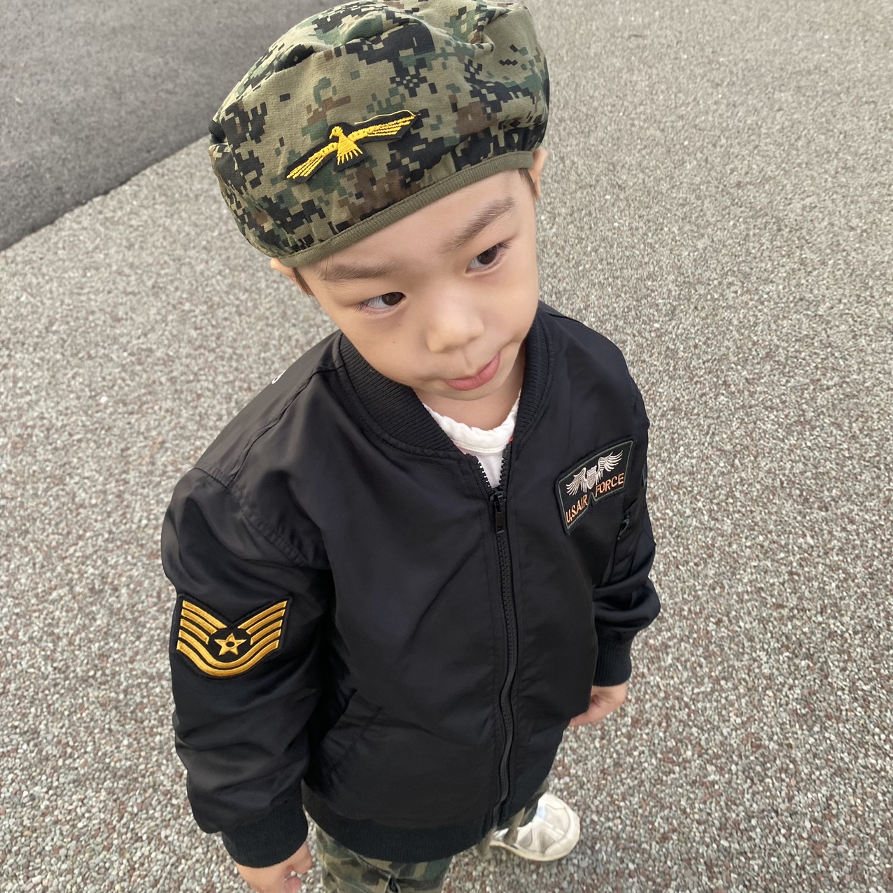 군복 독수리 항공점퍼 (5호-15호) 키즈 주니어 - 상세 이미지 3