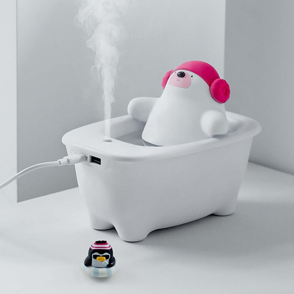 젤센 목욕하는 북극곰 550 미니가습기 사무용 탁상용 POLARLIFE ... 개봉기 | 실사용 후기 - 대표 이미지