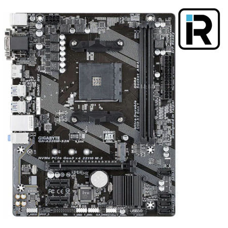 기가바이트 [중고]GA-A320M-S2H AMD 라이젠 AM4 DDR4 기가바이트 메인보드