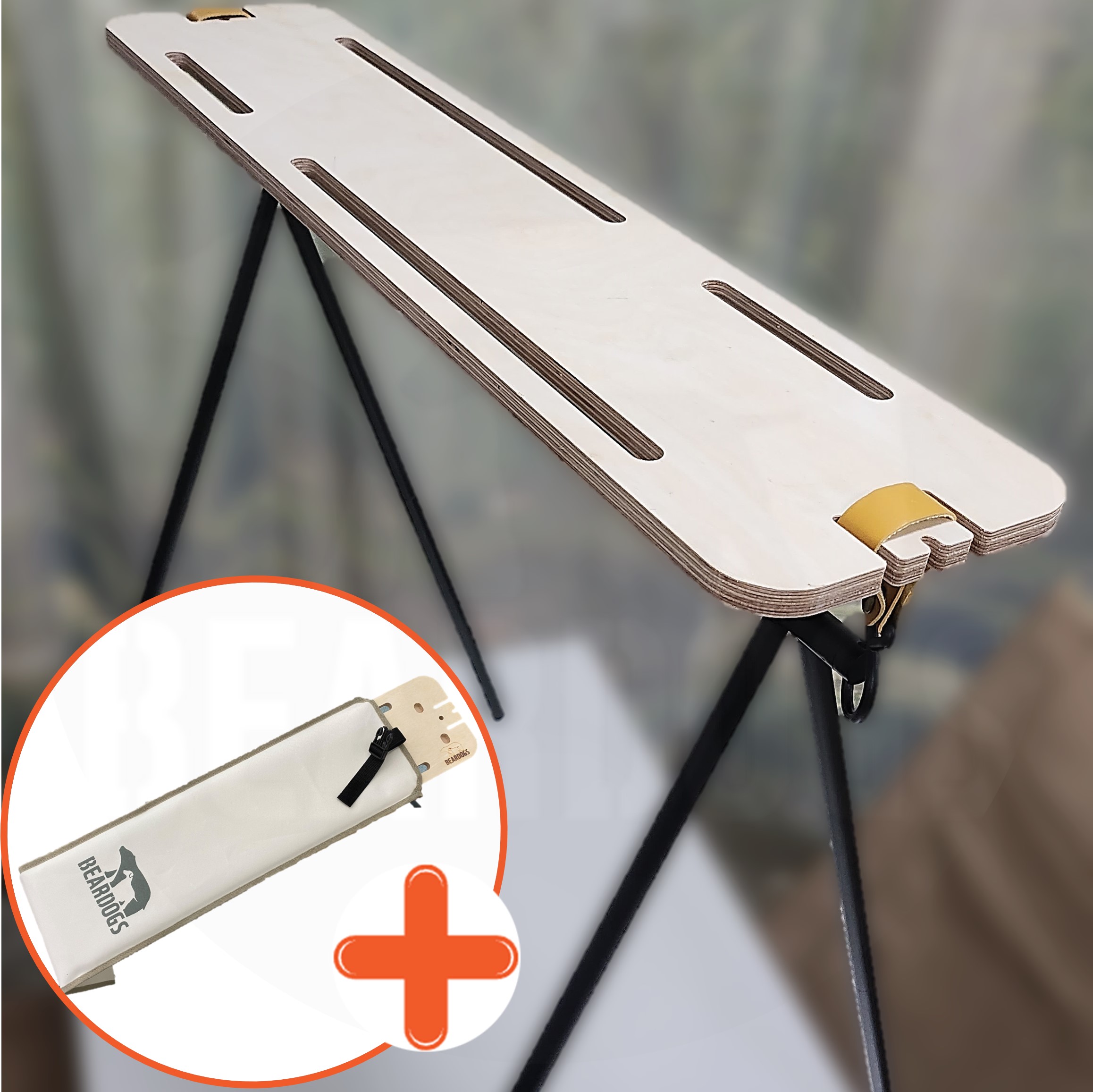 인디언 행어+상판+가죽고리+가방 풀세트 받침대