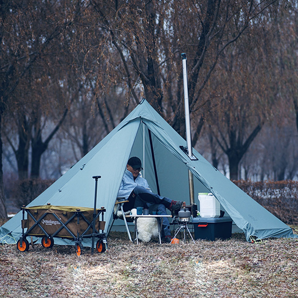 (국내) 아릭시 티피 텐트 백패킹 캠핑 초경량 스커트타입 인디언 동계 화목난로 쉘터 R3