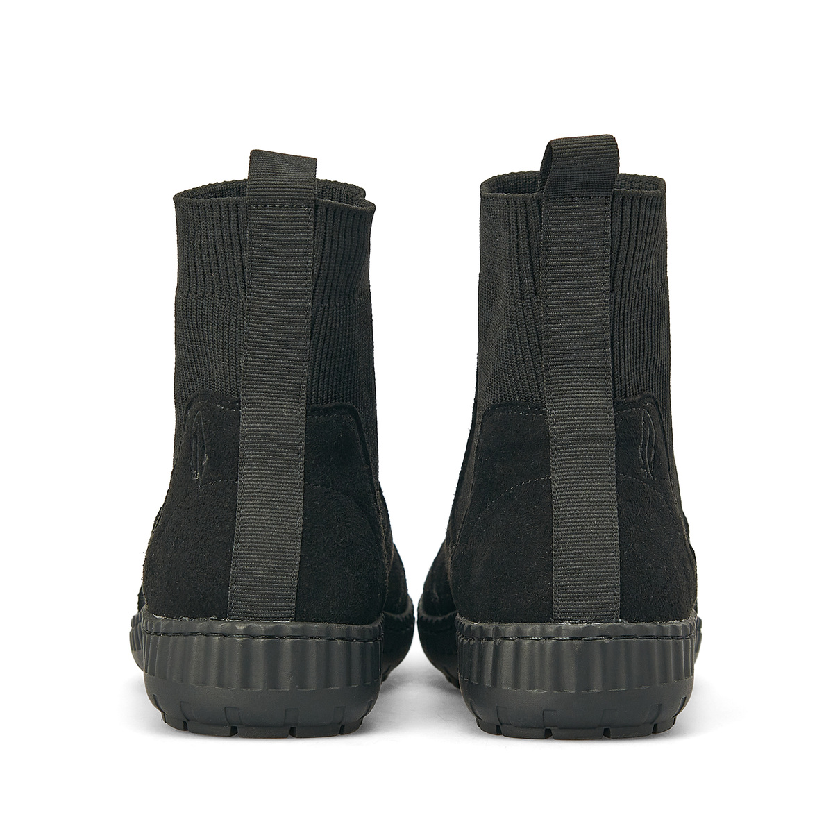 데이워크 발편한 아치깔창 여성 앵클부츠 누아 블랙스웨이드 DW30027-BKS