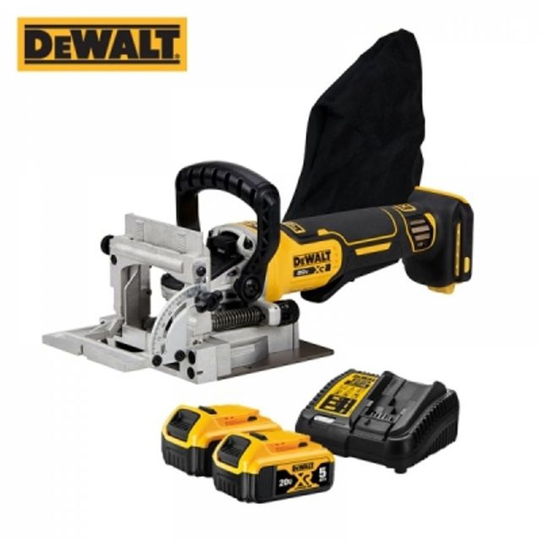 디월트 20V MAX XR 비스킷 조이너 DCW682P2T 목공 절삭 컷팅 접합 목재 붙이기 작업 - 상품 이미지