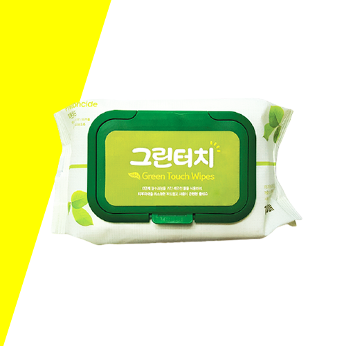 저자극 군대 물티슈 100매 - 안전한 휴대용 캡형 생활용품 선물 군인 소포 훈련소