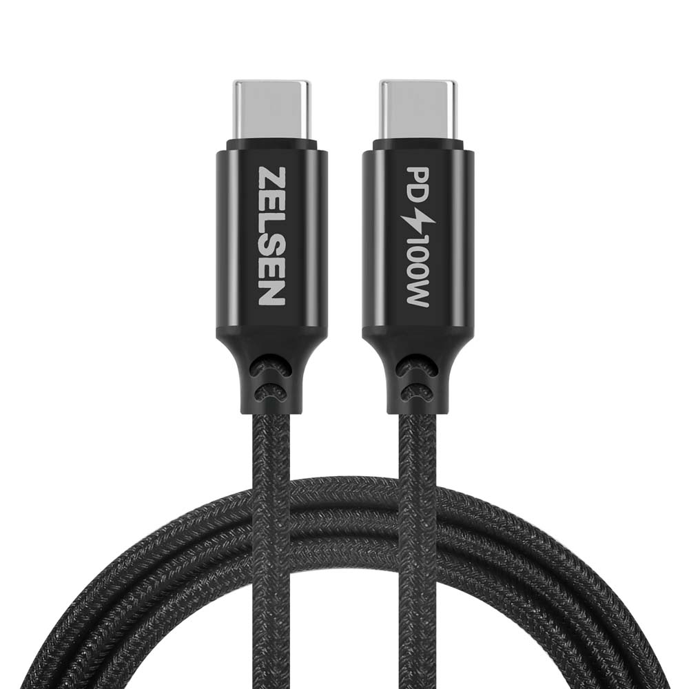 젤센 100W PD C to C 고속충전케이블 2M - 상품 이미지