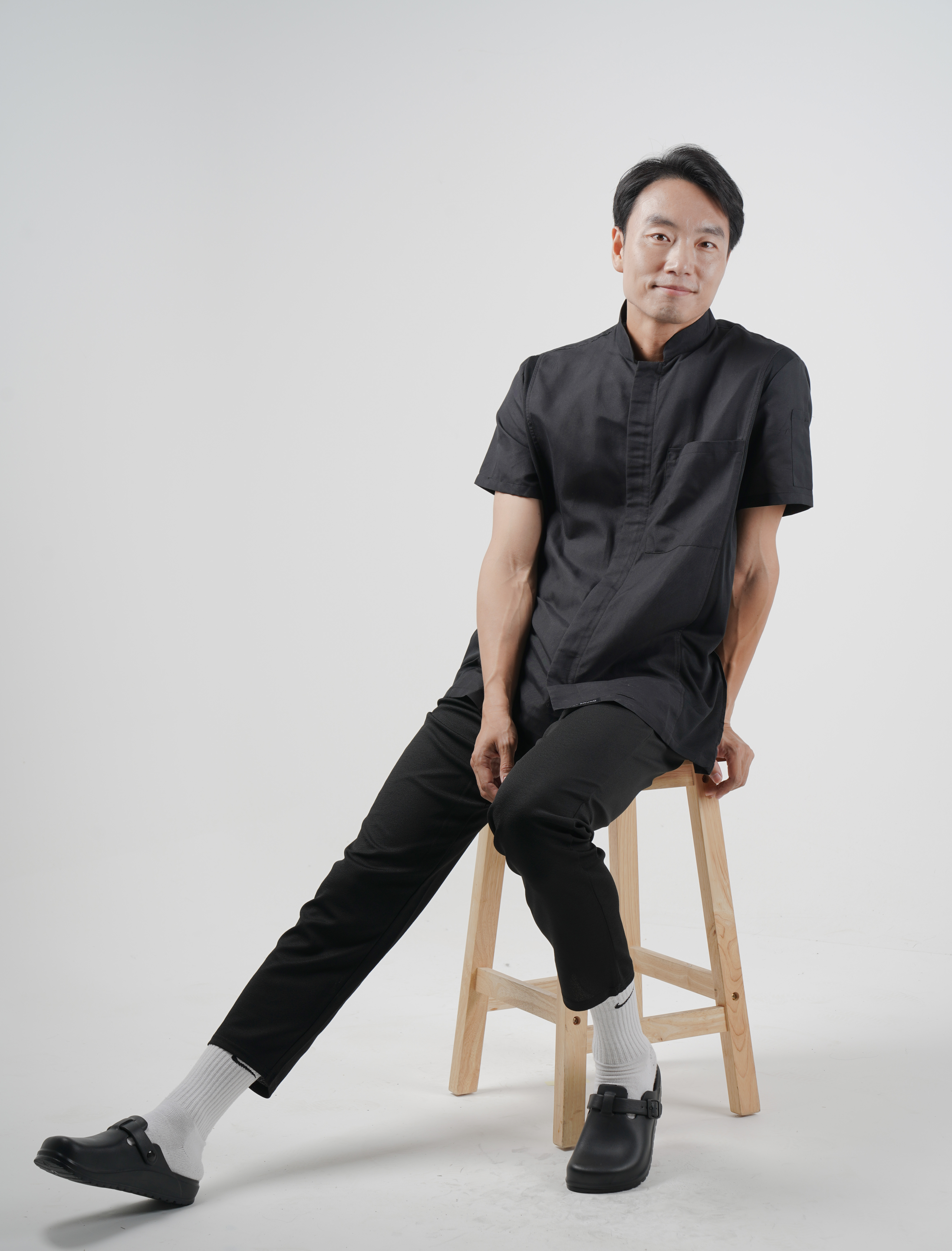 셰프브루노 지퍼 반팔 조리복 쉐프복 주방유니폼 조리사복 이미지 4