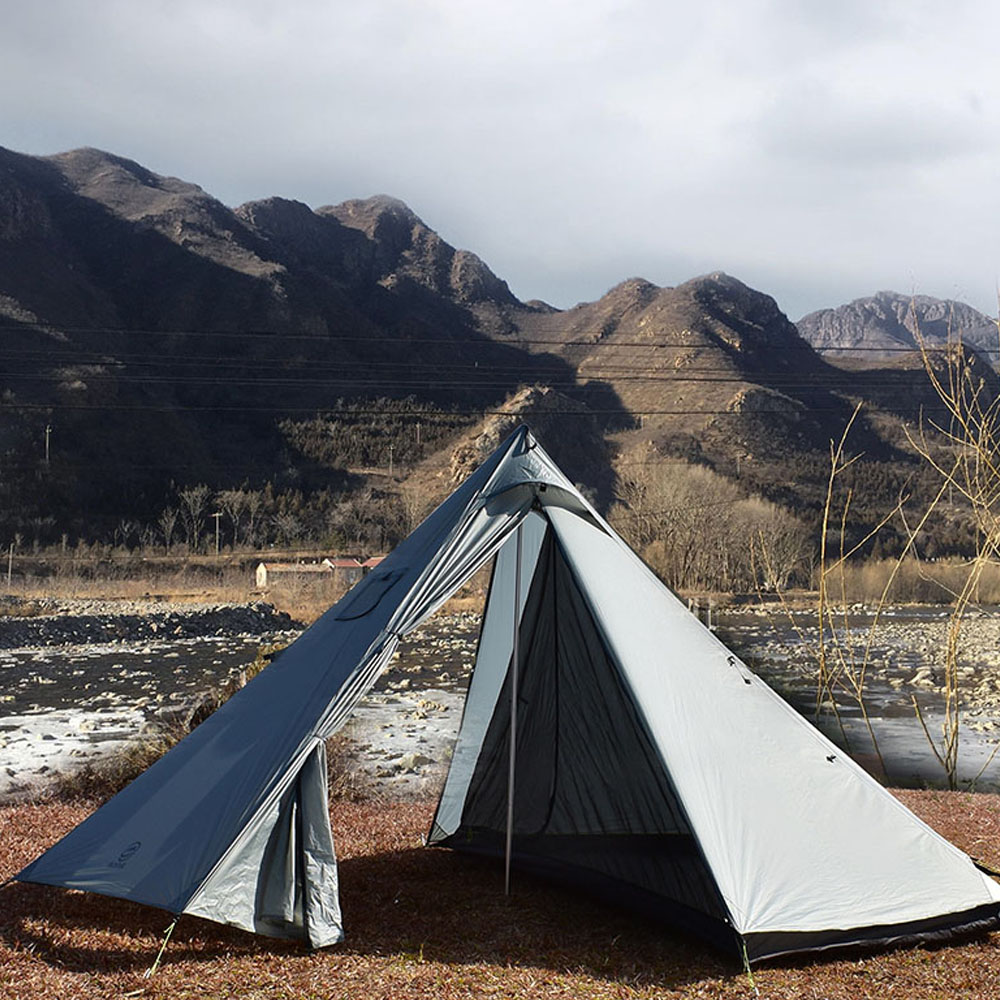 (국내) 아릭시 티피 텐트 백패킹 캠핑 초경량 스커트타입 인디언 동계 화목난로 쉘터 R3