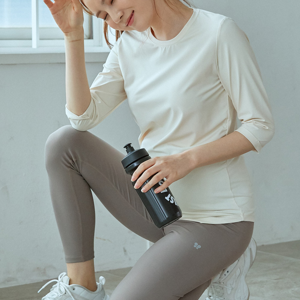 블룸마터니티 슬림 임산부요가바지 밀키브라운 임부복 임산부요가복 - 상세 이미지 3