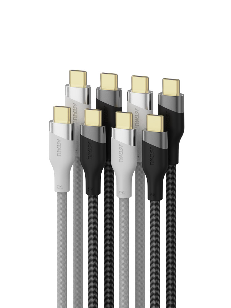 우븐 C타입 to C 100W 240W 5A PD 고속충전 케이블 50cm