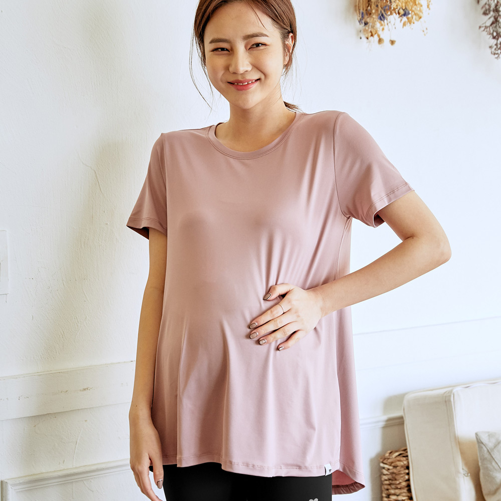 블룸마터니티 슬림 임산부 레깅스 임부레깅스 요가바지 블랙 임부복 임산부요가복 이미지 6