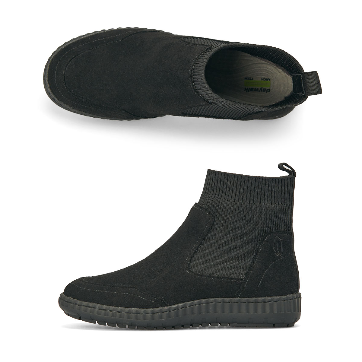 데이워크 발편한 아치깔창 여성 앵클부츠 누아 DW30027