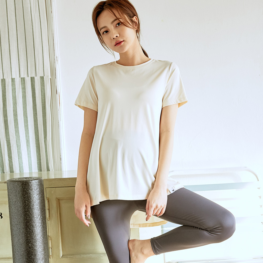 블룸마터니티 슬림 임산부요가바지 애쉬그레이 임부복 임산부요가복 - 상세 이미지 3