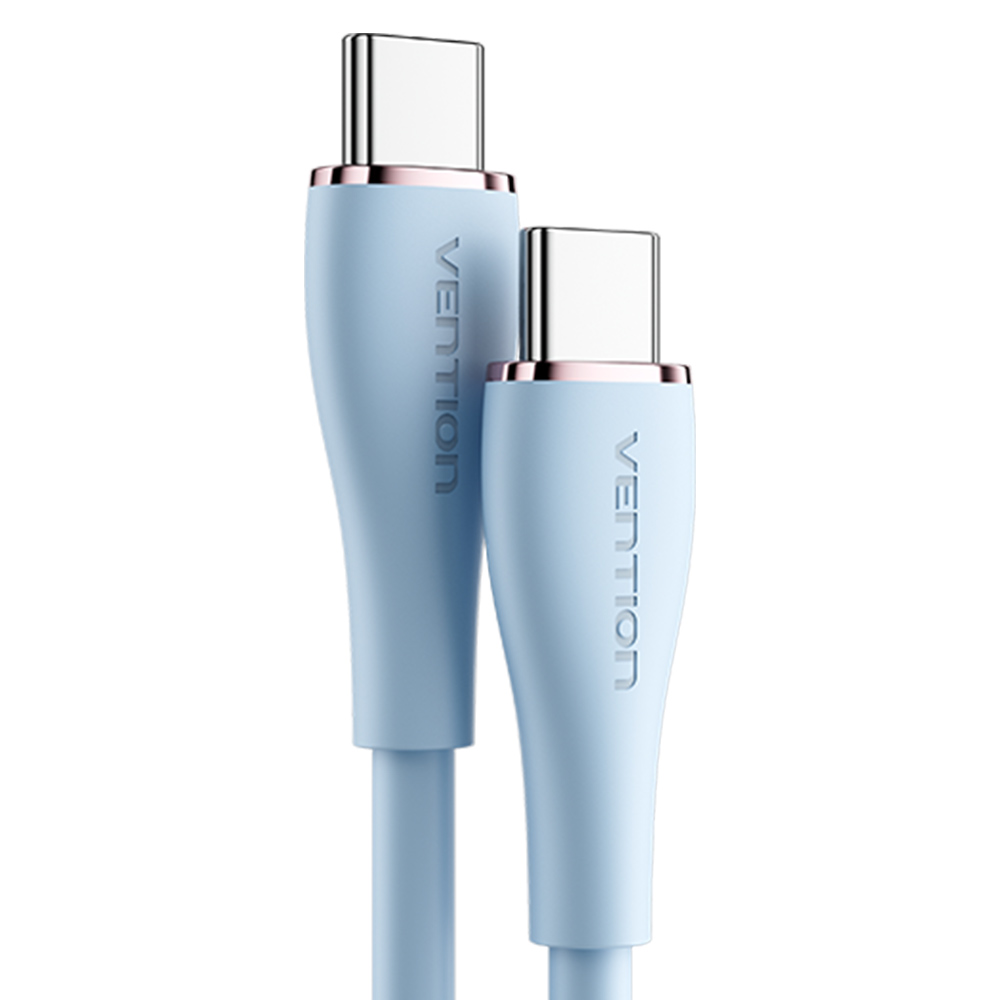 벤션 소프트 실리콘 100W PD C to C타입 고속충전케이블 TAW 그린, 1개, 1m - 상세 이미지 5