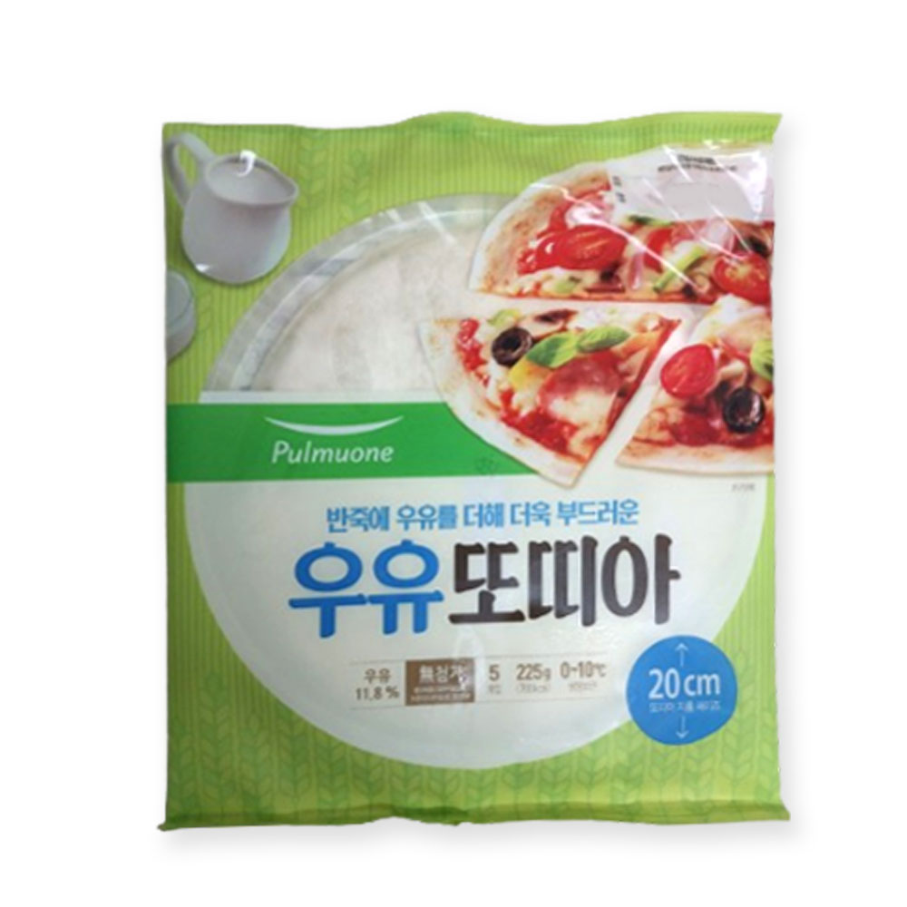 풀무원 우유 또띠아225g 1개 반죽에 우유를 더해 더욱 부드러운