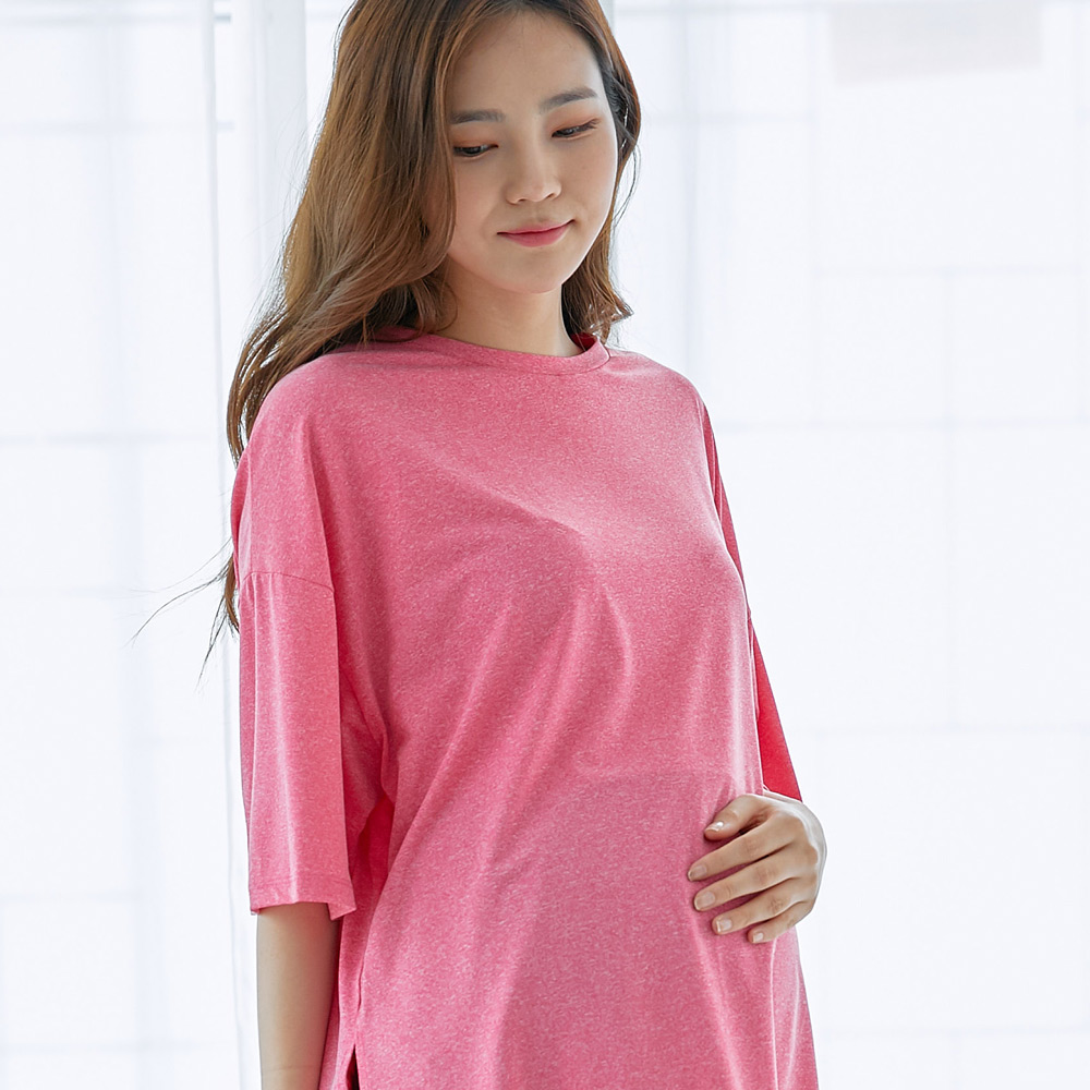 블룸마터니티 엣지 임산부요가티셔츠 임부복 임산부요가복 - 상세 이미지 5