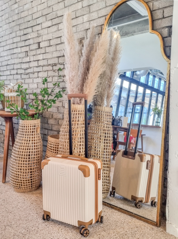 늘바론 미니 캐리어 예쁜 여행 가방 캠핑 소형 기내용 서머 레디백 14