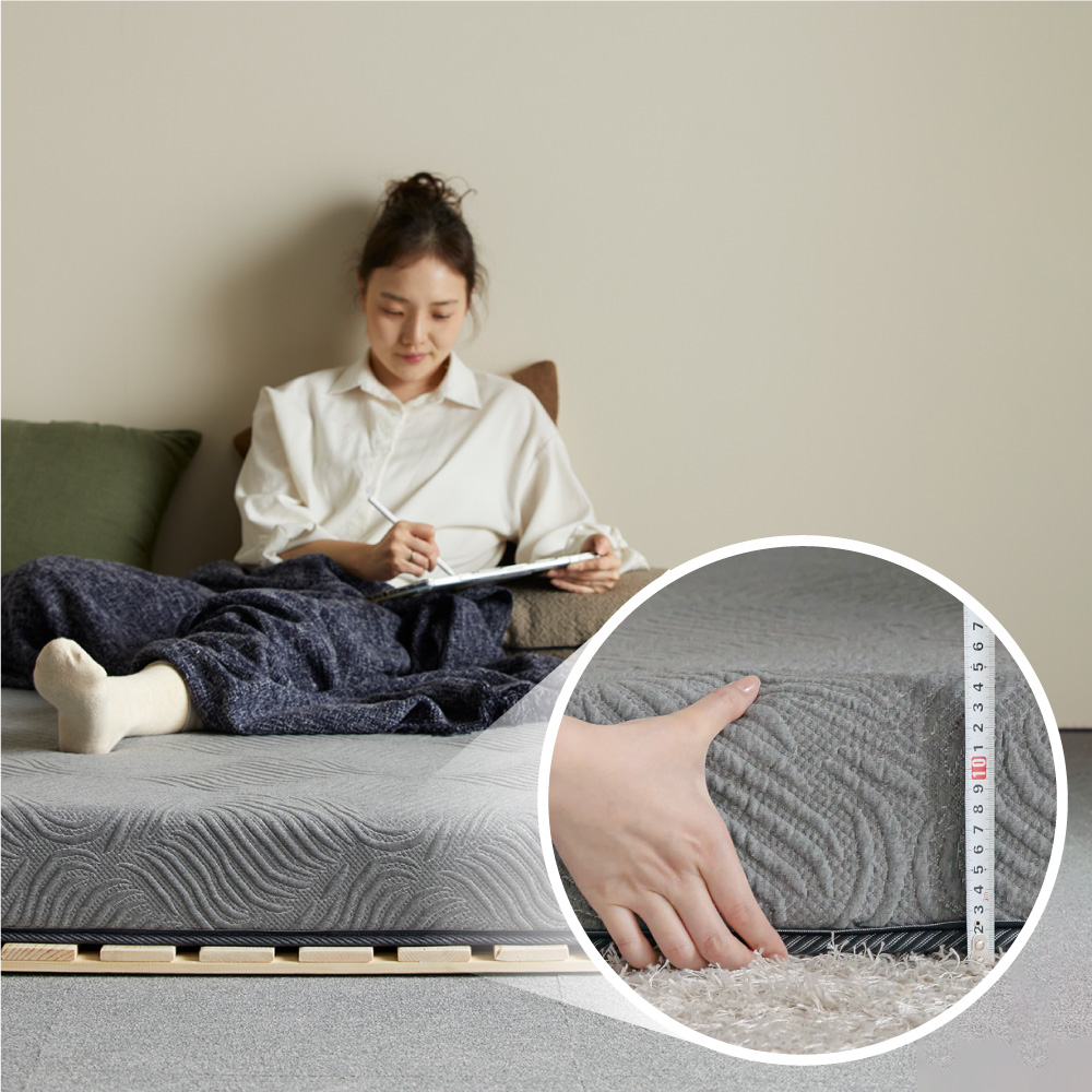 체압분산 매트리스 푹신한 돌 흙 침대 토퍼 거실 패밀리 싱글 텐포트 시그니처