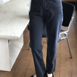 [일부당일] Founders 파운더스 마운틴 데님 일자핏 하이웨스트 진 ... 착용 후기 | 사이즈/핏 총정리 - 상품 이미지 2