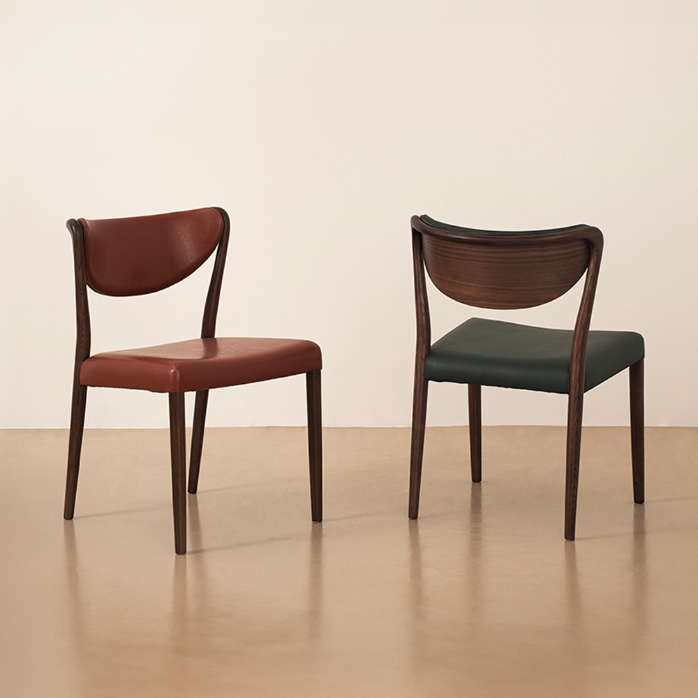 우드띠어리 나무의자 식탁 원목 의자 다이닝 월넛 우디 체어