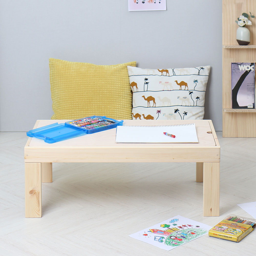 원목 레고 테이블 소