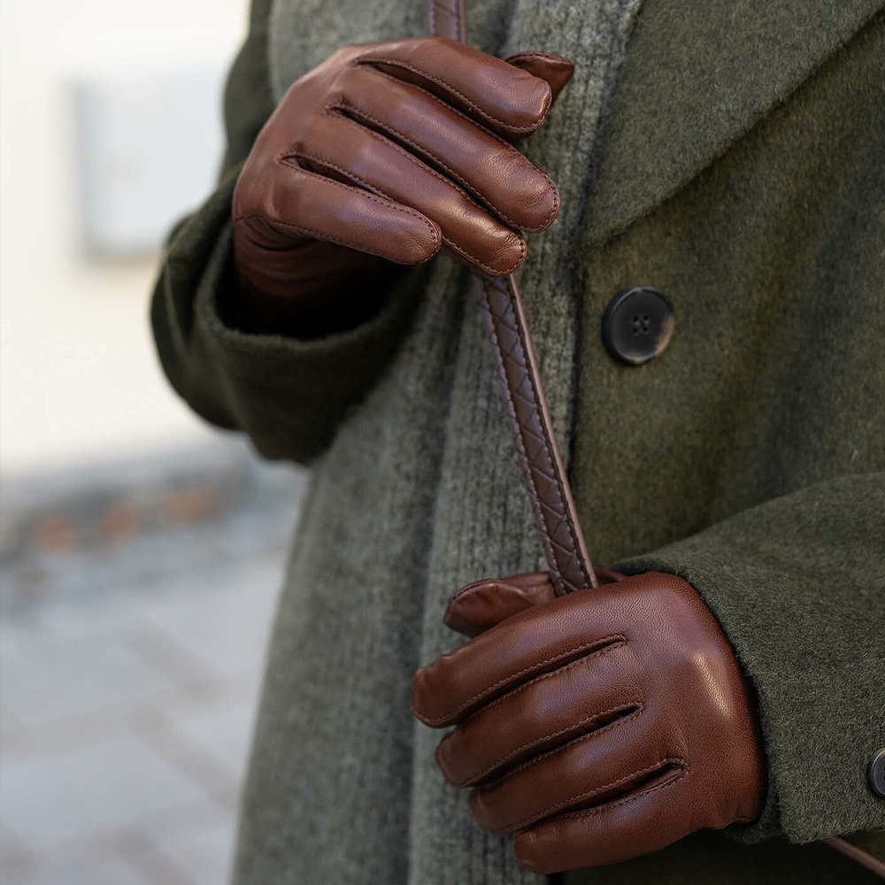 헤스트라 메간 헤어쉽 양가죽 체스트넛 14490 760- 여자 여성 겨울 가죽 장갑