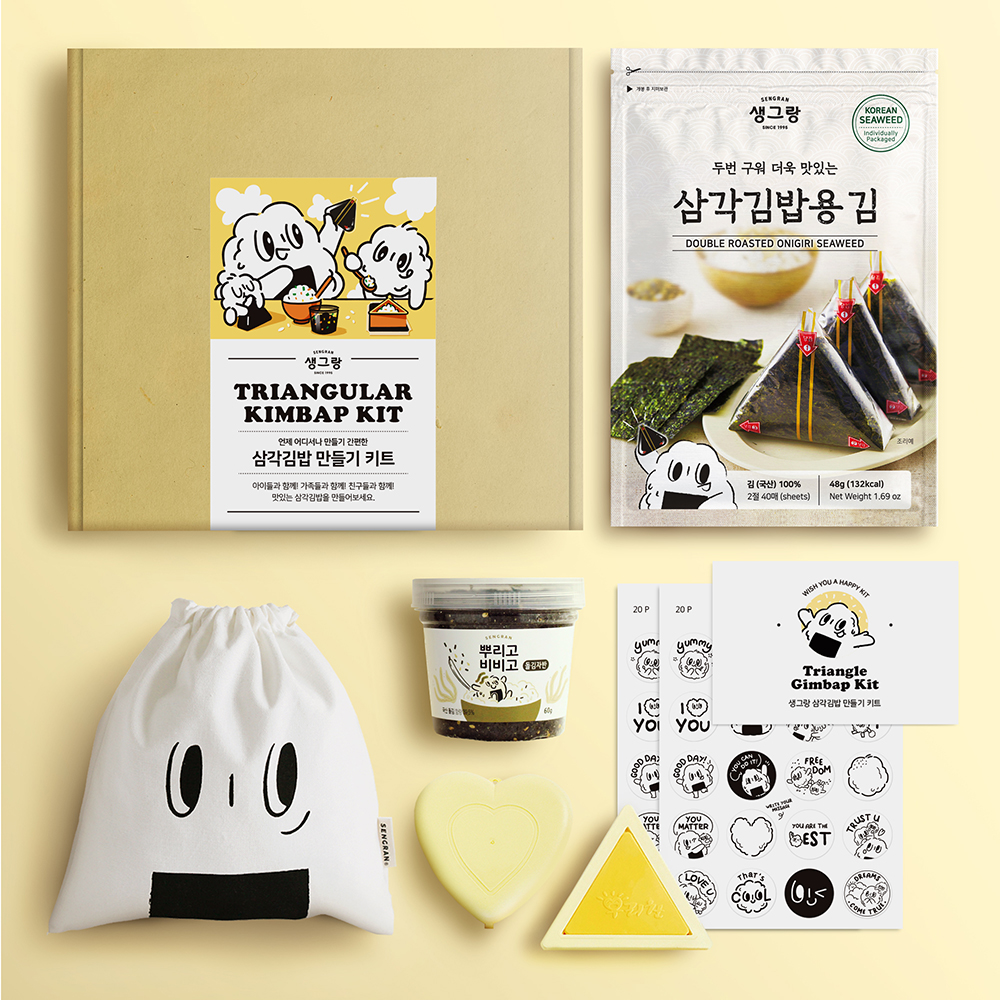 생그랑 삼각김밥 만들기 밀키트 6종 삼각김밥틀 도시락 - 상품 이미지