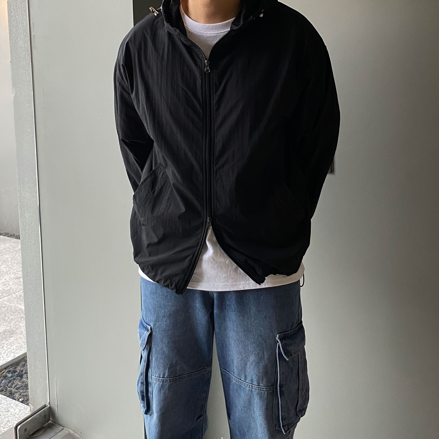 1+1 나일론바람막이 투웨이바람막이 이미지 2