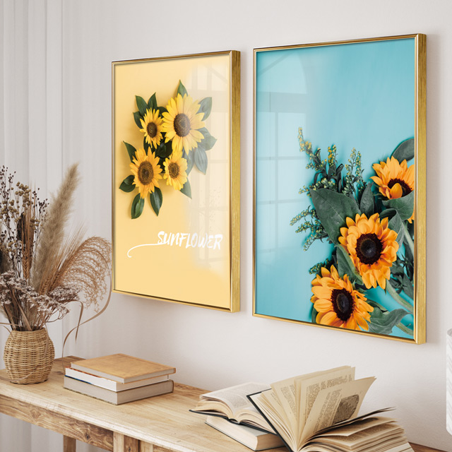 해바라기 그림 액자 돈들어오는 풍수 현관 거실 인테리어 01 NEW 2024 해바라기 이미지 8