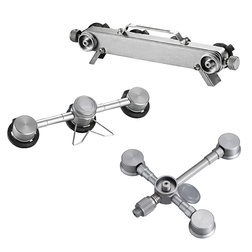 부탄 이소 가스 연장 스테이션 4개 연결식 변환 어댑터