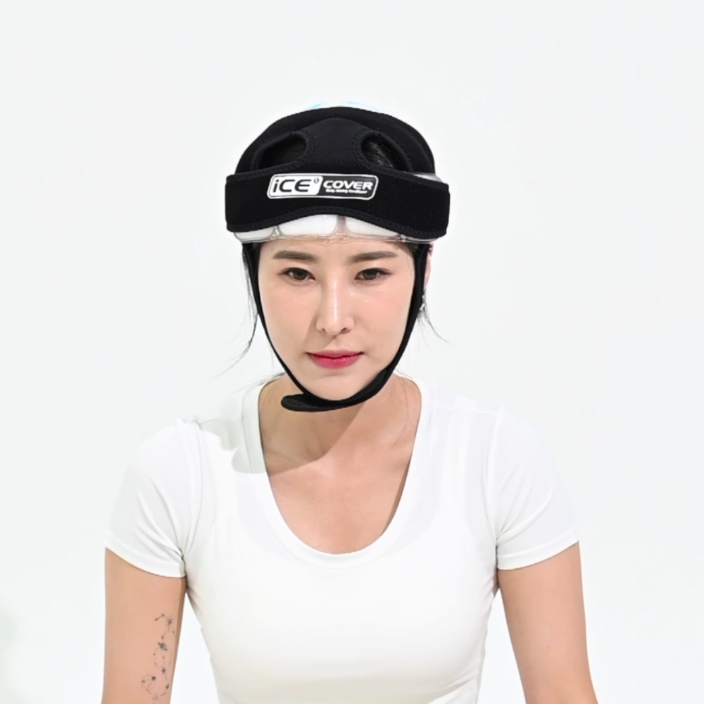 아이스커버 머리냉찜질 두피열 쿨링 얼굴 이마 턱관절 아이싱밴드 얼음찜질 - 상세 이미지 2