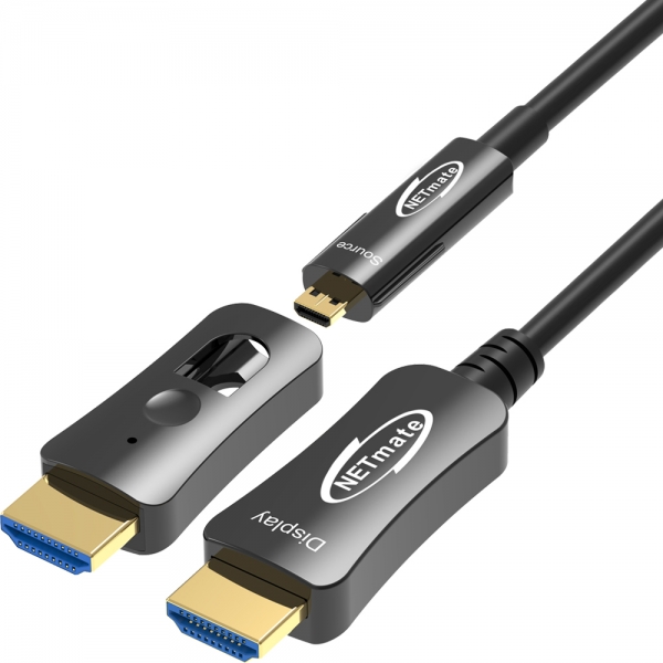 강원전자 넷메이트 HDMI2.0 Hybrid AOC 배관용 케이블 50m, 1개 - 상세 이미지 2