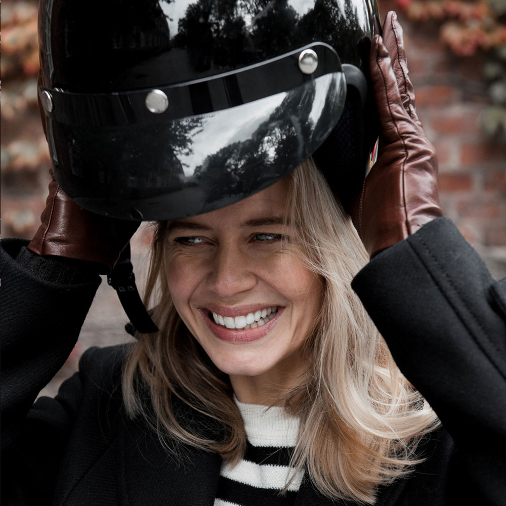 헤스트라 메간 헤어쉽 양가죽 체스트넛 14490 760- 여자 여성 겨울 가죽 장갑