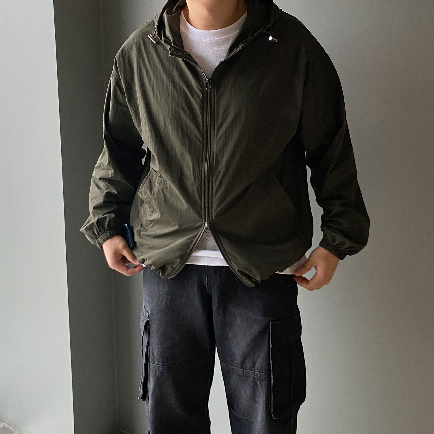 1+1 나일론바람막이 투웨이바람막이 이미지 4