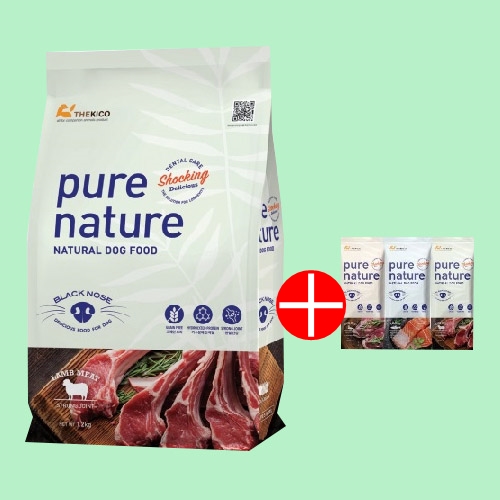 퓨어네이쳐 독 가수분해 그레인프리 강아지 사료 양고기, 5kg, 1개