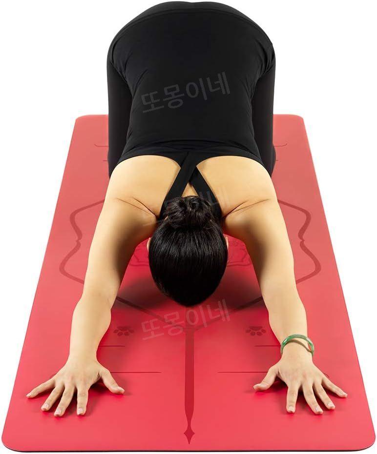 영국 정품 천연고무 라이폼 요가 매트 필라테스 Liforme 논슬립 - 상세 이미지 4