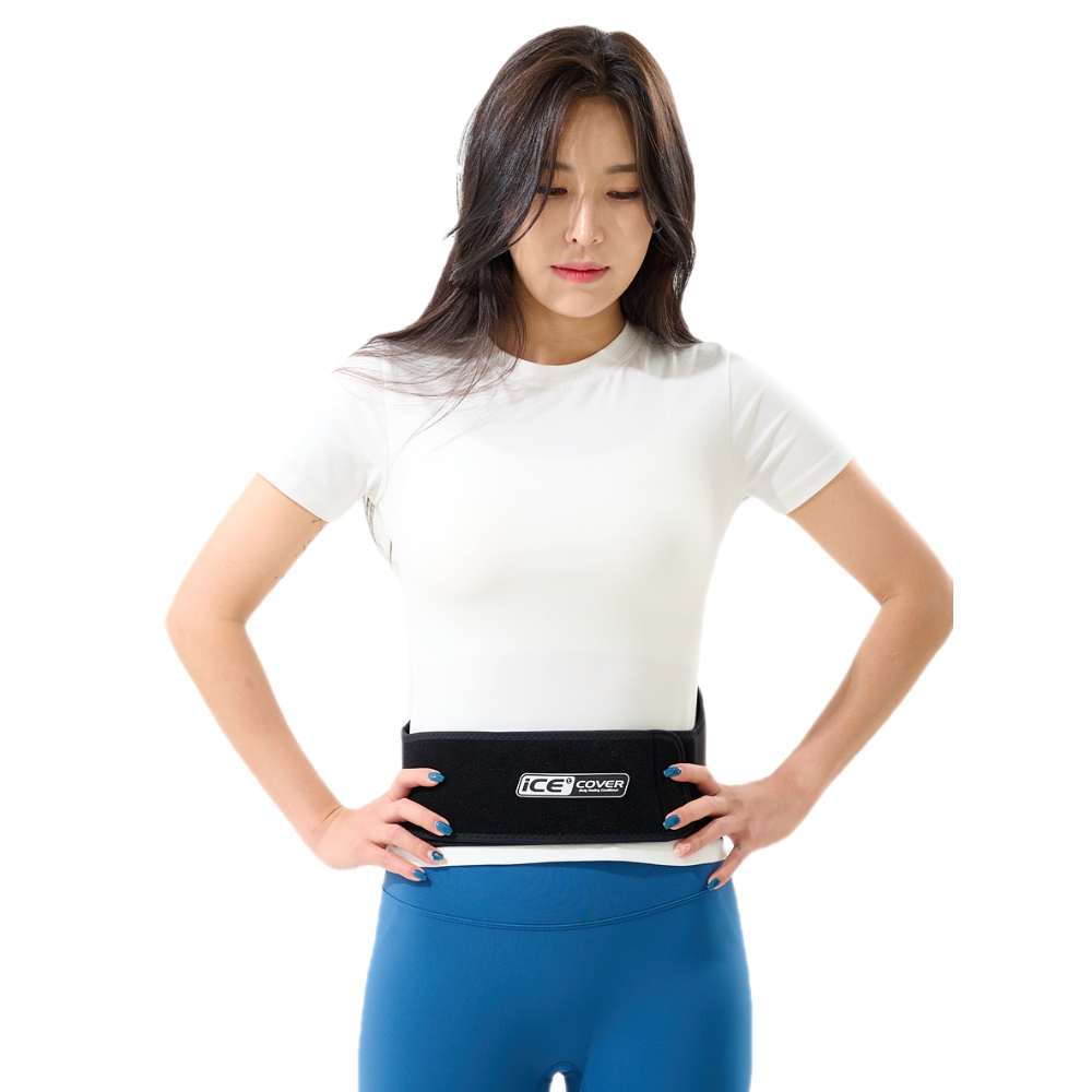 아이스커버 허리 냉찜질팩 보호대 등 갈비뼈 어깨삼각근 통증 쿨링 아이싱밴드 얼음찜질 냉팩 - 상세 이미지 2