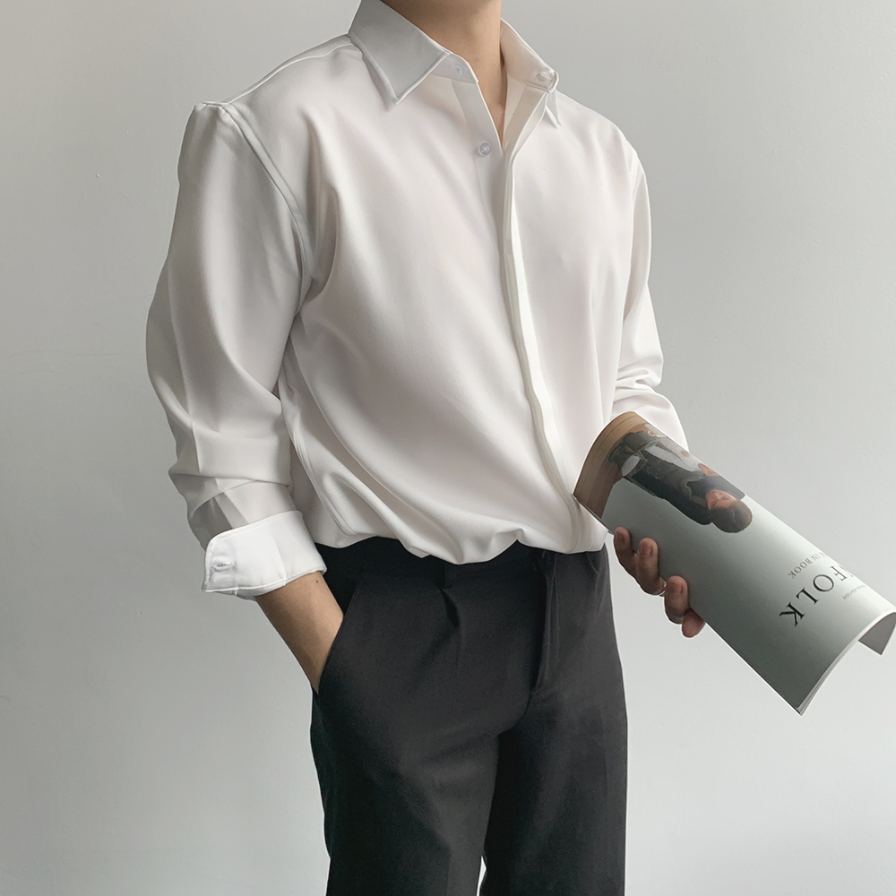 구김없는셔츠 남자흰셔츠 이미지 4