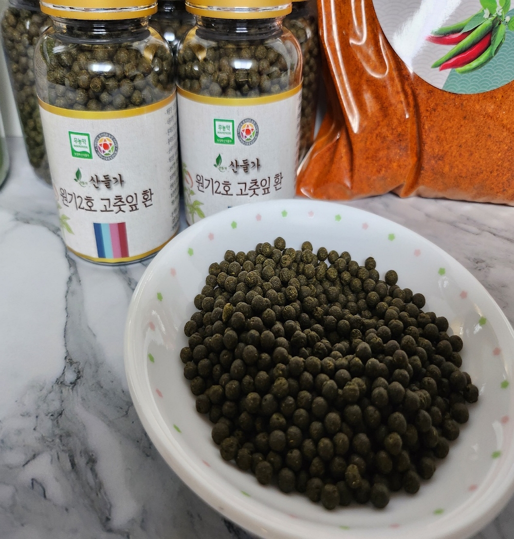 산들가 원기2호 고춧잎 환 고추잎 정 1통 - 상세 이미지 3
