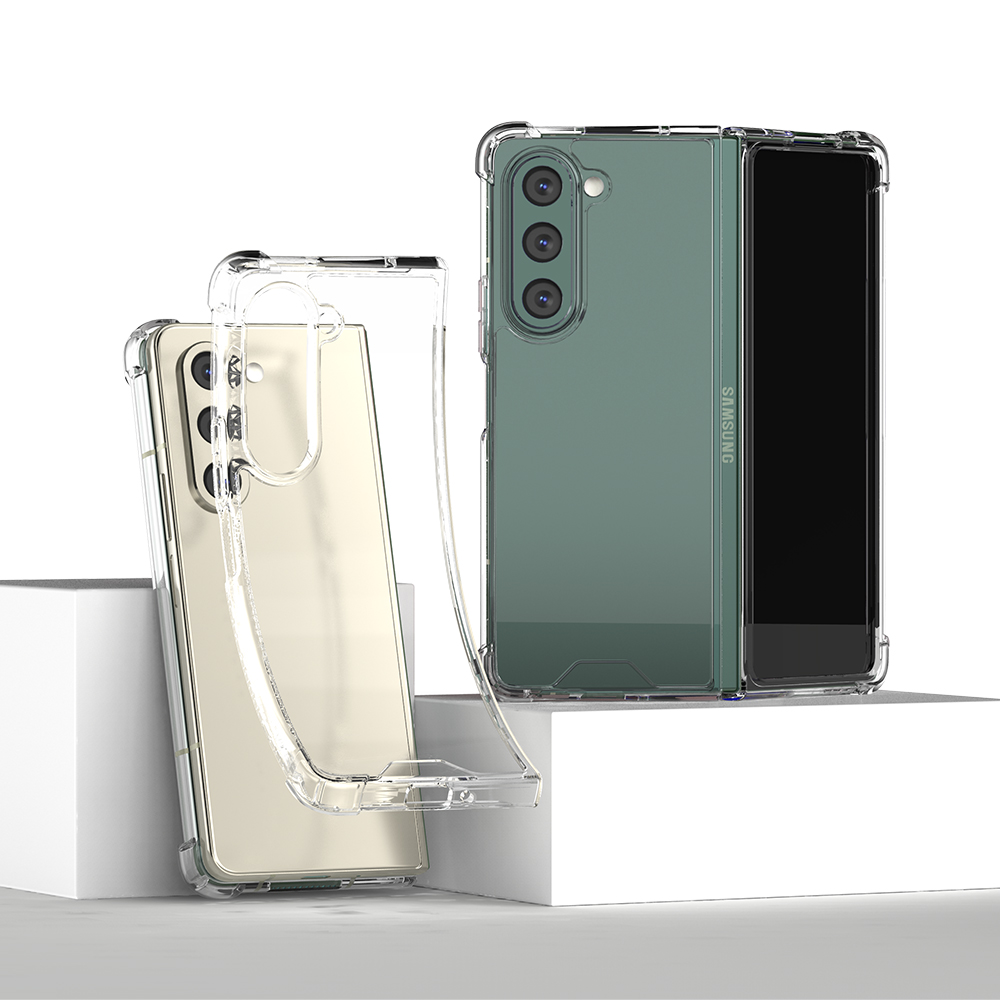 갤럭시 폴드5 케이스 Z폴드5 투명 젤리 슬림 - 상품 이미지