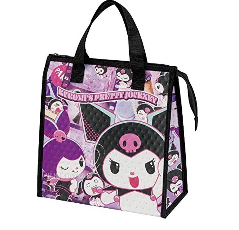 쿠로미 도시락 가방 주머니 보냉 보온