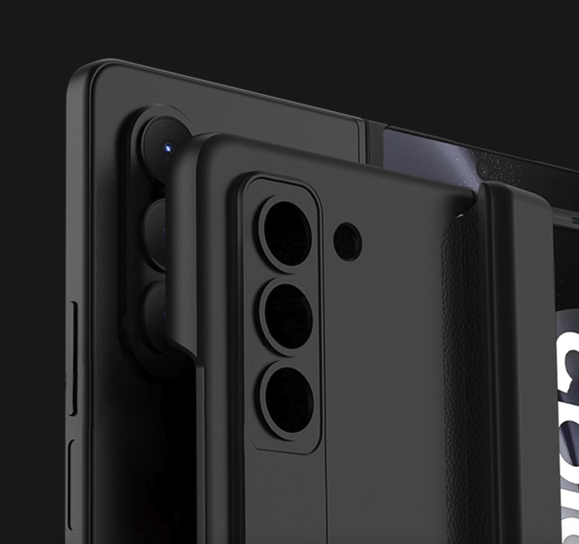 갤럭시 폴드 케이스 힌지보호 풀커버 슬림 블랙, 갤럭시Z 폴드6 - 상세 이미지 4