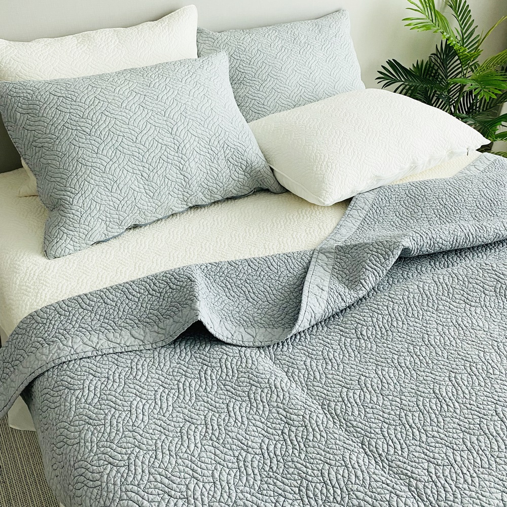 호주산 프리미엄 양모 여름 이불 겸 스프레드 순면 누빔 침대패드