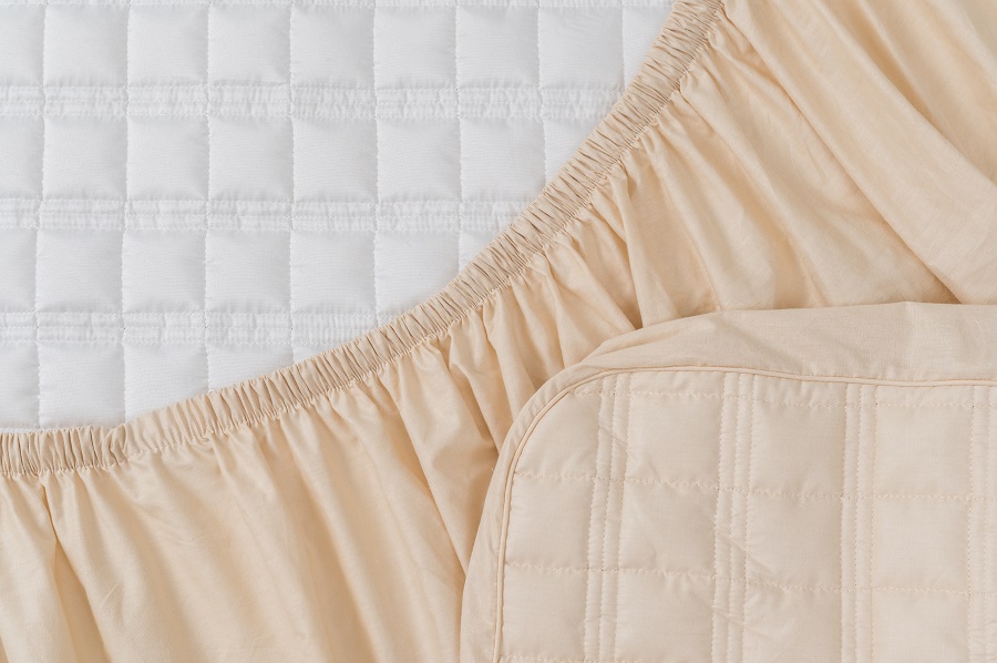 높은 매트리스커버 퀸 침대커버 누빔 순면