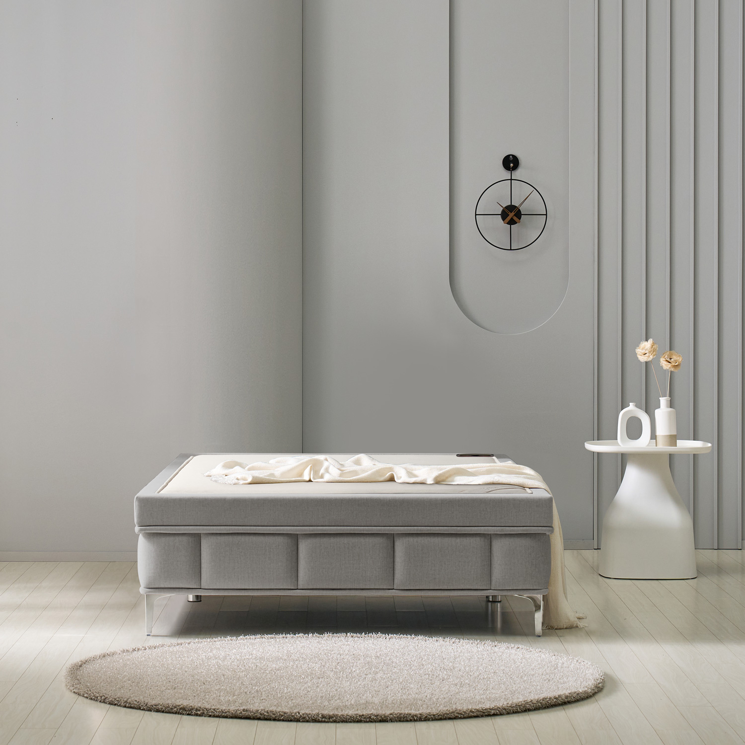 가보건강침대 황토 세라믹볼 세라믹스 돌침대 헤드리스 평상형 싱글 S데이지SE