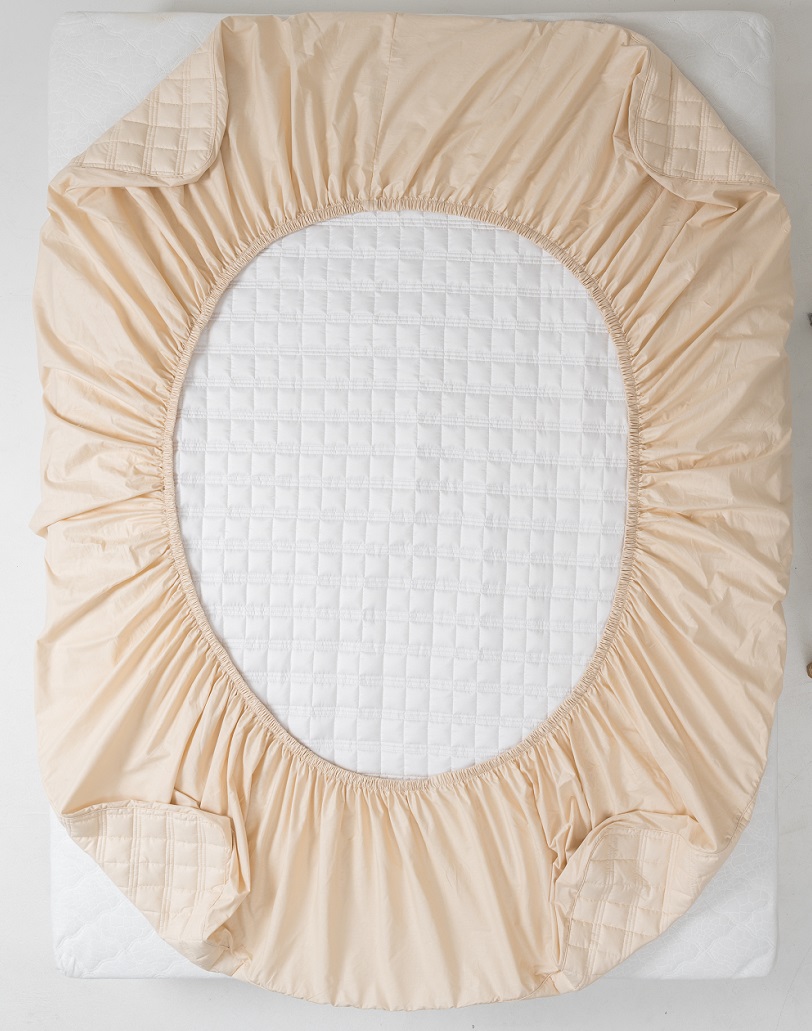 높은 매트리스커버 퀸 침대커버 누빔 순면