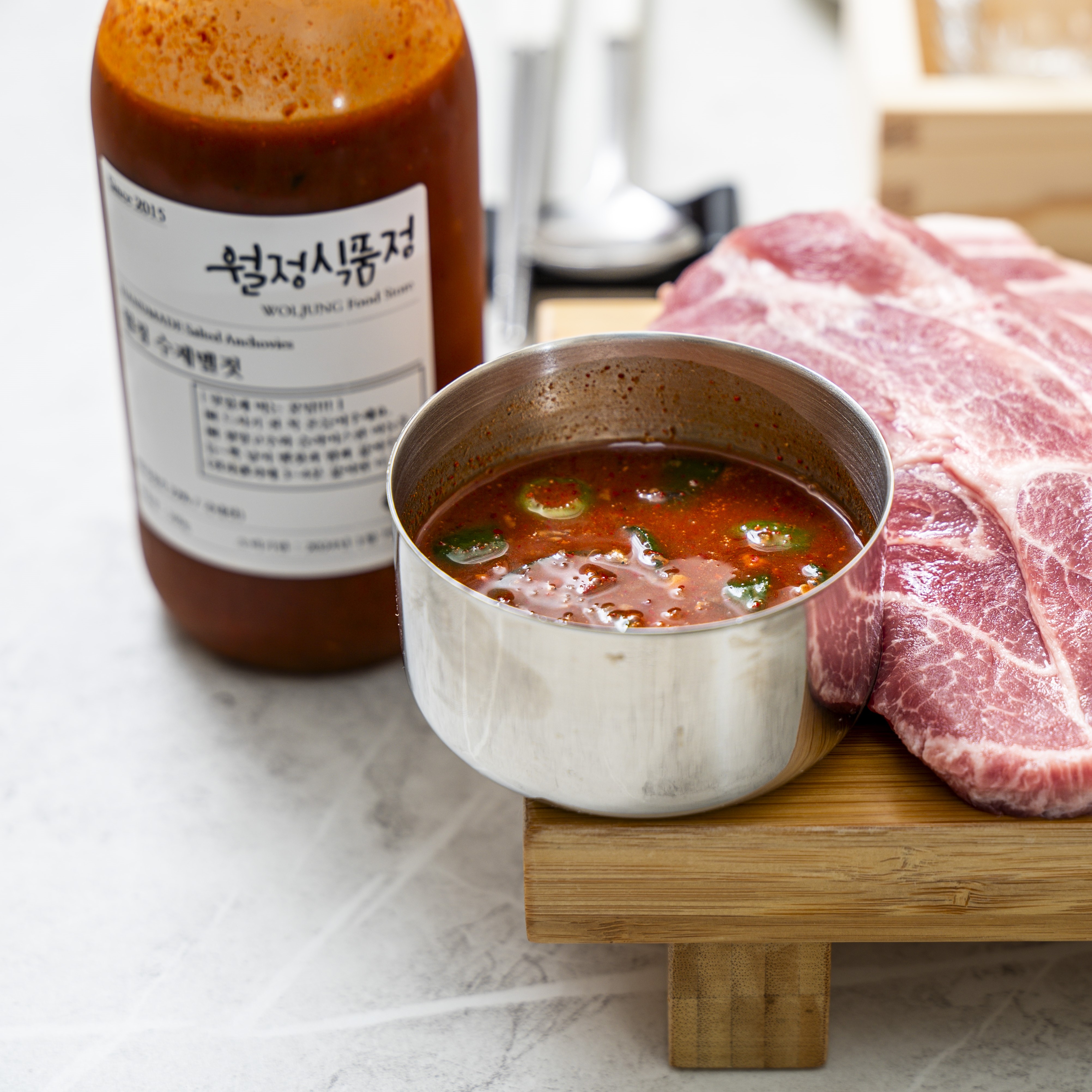 삼겹살 멜젓소스 제주 멸치젓갈 수제 멸치젓갈 맛있게 즐기는법