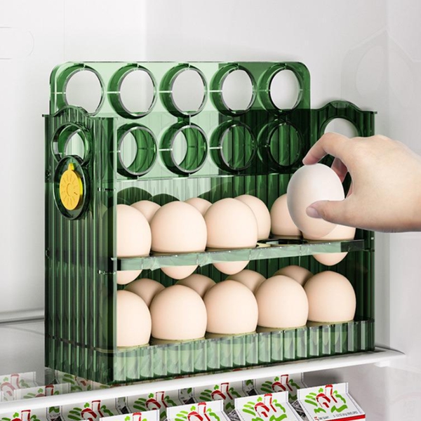 계란트레이 3단 30구 에그트레이 계란통 보관함 계란보관용기 달걀 정리함 수납 냉장고